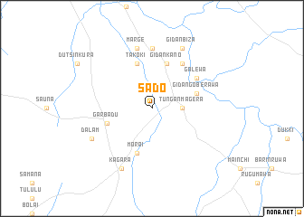 map of Sado