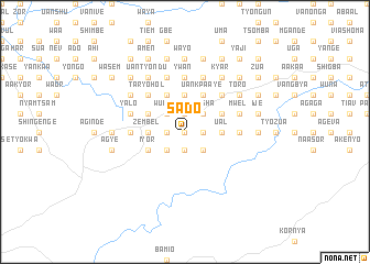 map of Sado