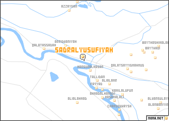 map of Şadr al Yūsufīyah