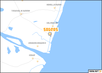 map of Sadras