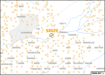 map of Sadre