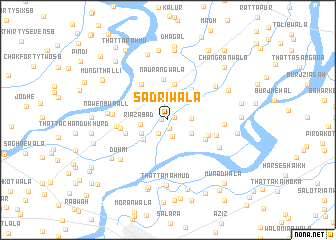 map of Sadrīwāla