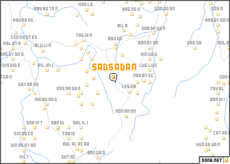 map of Sadsadan