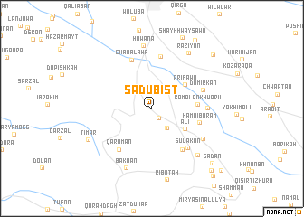 map of Sadubīst