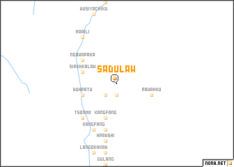 map of Sadulaw