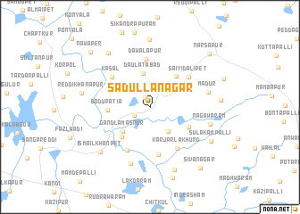 map of Sadullānagar