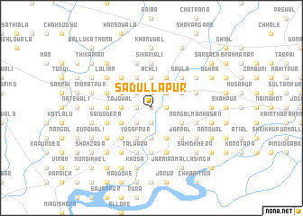 map of Sadullapur