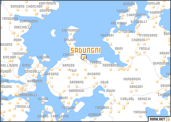 map of Sadŭng-ni