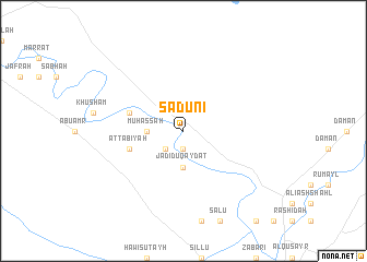 map of Sa‘dūnī