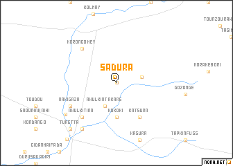 map of Sadura