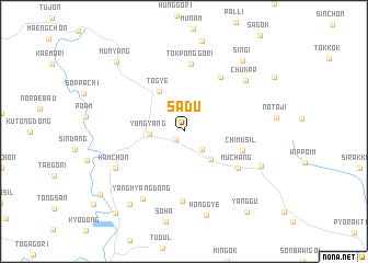 map of Sadu