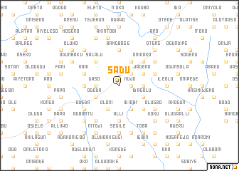 map of Sadu