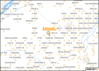 map of Sadwāl