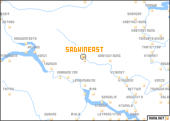 map of Sadwin East