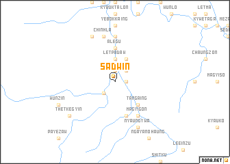 map of Sadwin