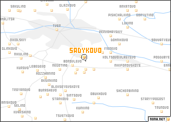 map of Sadykovo