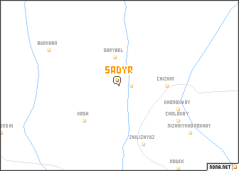 map of Sadyr