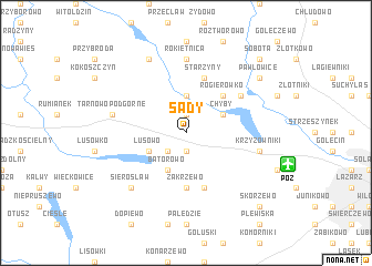 map of Sady