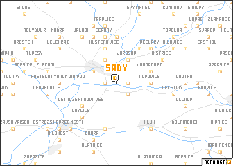 map of Sady