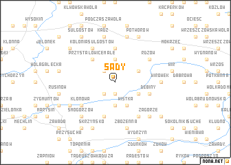 map of Sady