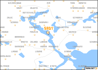 map of Sady