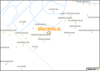 map of Sa‘d Zaghlūl
