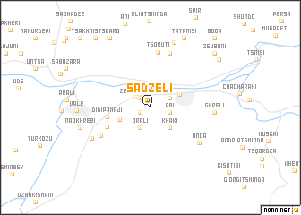 map of Sadzeli