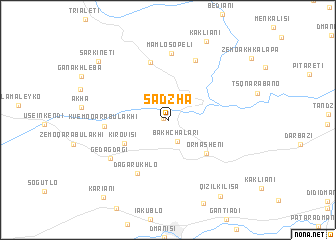 map of Sadzha