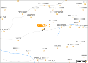 map of Sadzhia