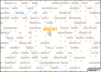 map of Sadzot