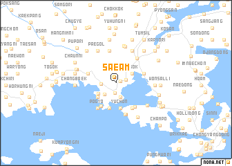 map of Saeam