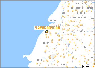 map of Saebangsŏng