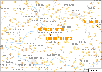 map of Saebangsŏng