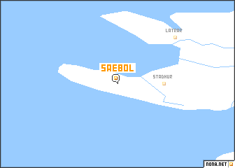 map of Sæból