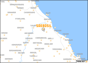 map of Saebŏsil