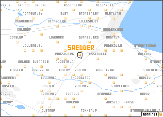 map of Sædder