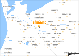 map of Sædding