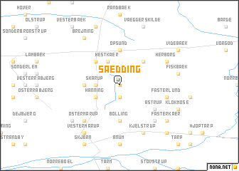 map of Sædding