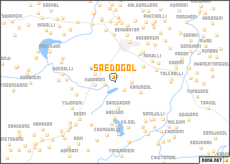 map of Saedo-gol