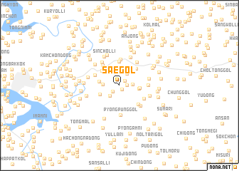 map of Sae-gol