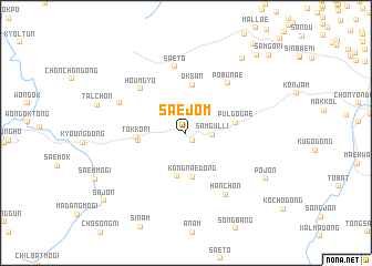 map of Saejŏm