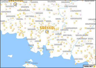 map of Saek-kol