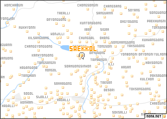 map of Saek-kol