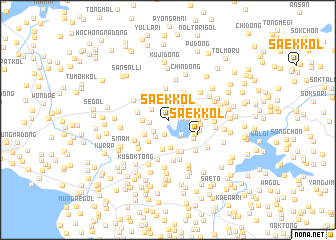 map of Saek-kol