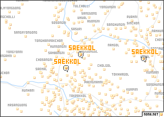 map of Saek-kol