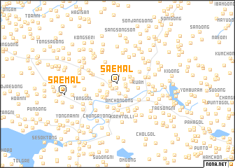 map of Saemal