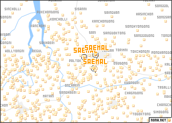 map of Saemal