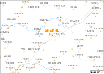 map of Saemal