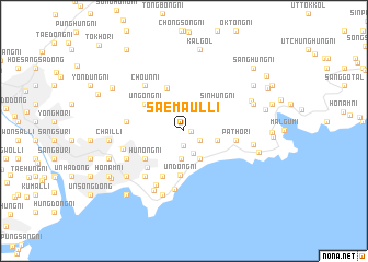 map of Saemaul-li
