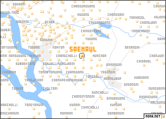 map of Sae-maŭl